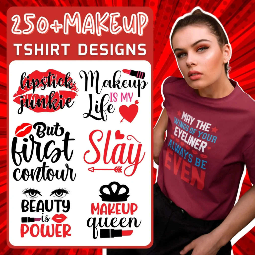 250+Unique Makeup SVG Bundle