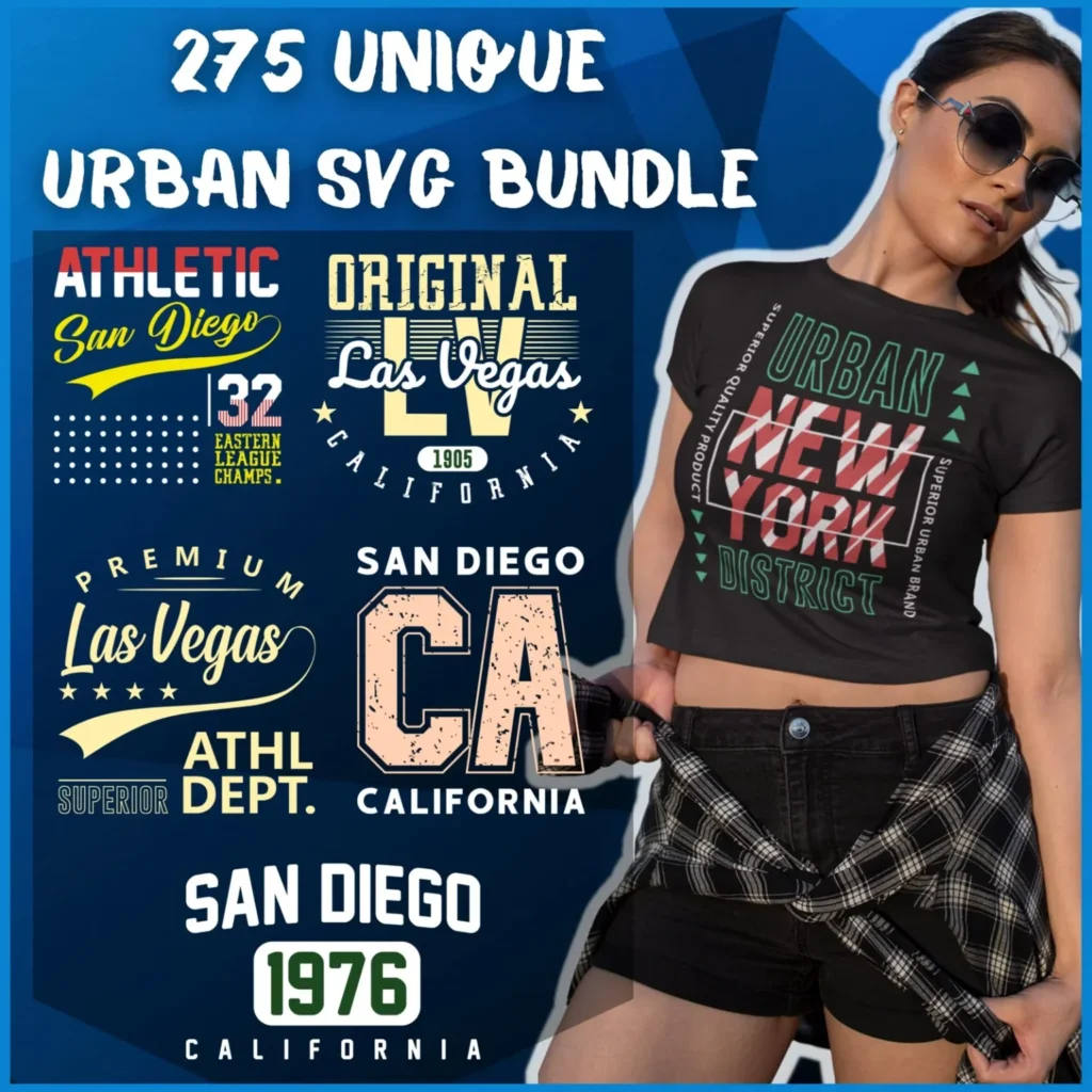 275 Unique Urban SVG Bundle
