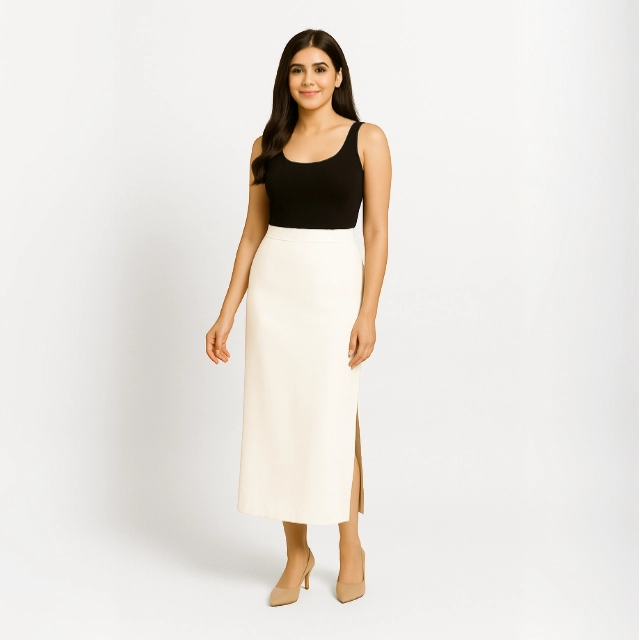 AOP Pencil Skirt | FS58